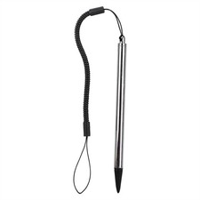 (Silver)Screen Touch Painting Pen Resistive Stylus With Spring Rope For POS US picture