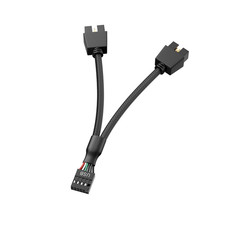 Motherboard 9Pin USB2.0 to Dual 9Pin Extension Cable, 9 Pin to 2 * 9 Pin Spli... picture