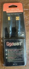 Gigaware 3-Ft. USB-A Male To USB-B Male PC MAC High Speed Cable #26-712  picture