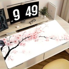 1pc Oversized Gaming Mouse Pad with Edge Design, Washable And Durable, Suitabl picture
