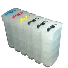 6 EMPTY HP 72 Designjet T620 T770 T790 T1100/ps/MFP refillable ink cartridge picture