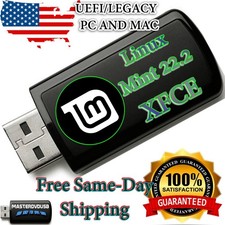Linux Mint XFCE 22.2 Bootable USB Installer -Latest Version   Same Day Shipping picture