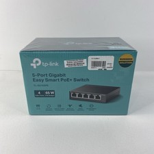 TP-Link 5-Port Gigabit Easy Smart PoE+ Switch (TL-SG105PE) Brand New picture