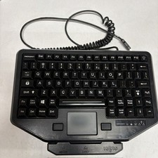 iKey IK-TR-911-RED Rugged Keyboard SN.......366, Plus Havis Mount Base C-KBM-201 picture