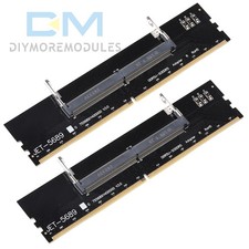 2PCS Laptop DDR5 RAM to Desktop Adapter Card Memory Tester SO-DIMM to PC DDR5 picture