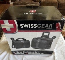 SwissGear by Wenger 2-Piece Trolley Laptop Set Fits 16/17 in, Black picture
