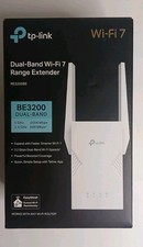 TP-Link BE3200 Range Extender Dual-Band Wi-Fi 7 ~ Whole Home ~ NEW Open Box $99 picture