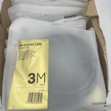 LOT of  19 x 10' Ft Gold Plated DVI-D Male Dual Link Cable Adapter New picture