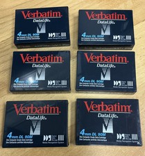 6X Verbatim DataLife 4mm DL 90M Digital, Data Storage  Cartridge Factory Sealed picture