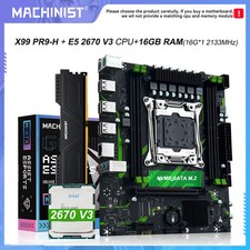 PR9 H MACHINIST X99 Motherboard LGA 2011-3 Set Combo Optional Xeon E5 2670 V3 picture