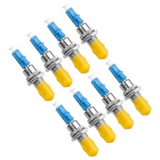 8 PCS LC/UPC Male to ST/UPC Female Singlemode Hybrid Fiber Adapter Couplers picture