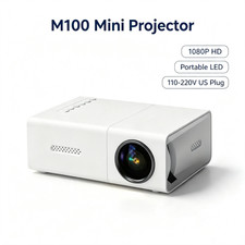 1080P HD Complete Mini Projector, Portable LED Projector for Home Office Outdoor picture
