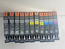 11 Lot Genuine Canon CLI-226 OEM Ink Cartridges BK C M Y New Open Box PIXMA picture