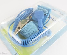 4pcs Blue Anti Static Antistatic ESD Adjustable Wrist Strap Band Grounding Wire picture