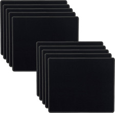 10 Pack Alfombrilla de Raton 2mm Bordes Cosidos Base Antideslizante Oficina Casa picture