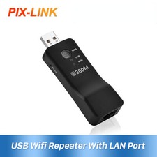 PIXLINK Repeater 300Mbps Router's Wifi Range Extender Adapter Network WPS AP picture