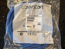 NEW 25 ft Commscope Blue CAT 6A ethernet cable 360GS10E-BL-25FT CPCSSX2-0ZF025 picture