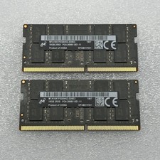 Micron 16GB 2Rx8 PC4-2666V SODIMM Laptop Memory RAM MTA16ATF2G64HZ-2G6E3 picture