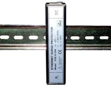 Gigabit Ethernet RJ45 lightning surge arrestor protector full 8 pin POE-01-DIN picture