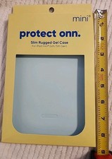 Protect onn Slim Rugged Gel Case for iPad mini(4&5 Gen) Light Blue picture