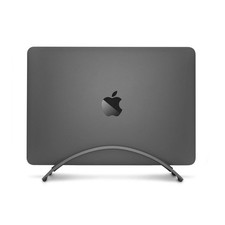 BookArc Portable Stand for MacBook Space Grey Vertical Laptop Desk Stand picture