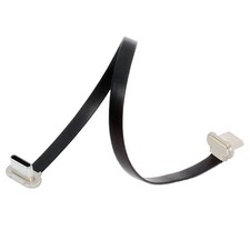 USB 2.0 Type C Dual 90 Degree Angled PD 65W Fast Charge Data Cable 5.91 Inch picture