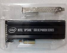 375GB Intel SSD P4800X Series DC PCIE Optane MDTPED1K375GA PHKS912500BC375AGN picture