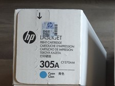 HP 305A Cyan Original LaserJet Toner Cartridge, CF370AM (BRAND NEW / SEALED) picture