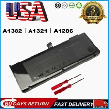A1382/A1321 Battery For MacBook Pro A1286 Mid 2009 2010 2012 Late/Early 2011 picture