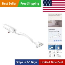Ethernet Window Entry Cable | for Starlink, 4G/5G, and WiFi | Ultra-Flat, Hig... picture