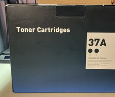 Black Toner Cartridge 1 Pk Compatible Replacement for HP 37A 37X M607n M608n NEW picture