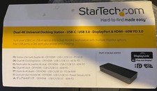 StarTech Dual 4K Universal Laptop Docking Station DK30C2DPPD picture