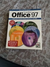 Learn Key Microsoft Office 97 PC Trainin Software CDR Set Window 98 Sealed picture