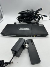 TESmart HDMI KVM Switch Dual Monitor 2 Computers 4K@60Hz USB 2.0 HKS0402A1U picture