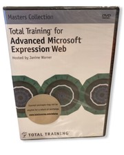 Advanced Microsoft Expression Web Total Training (DVD) Brand new sealed￼ picture