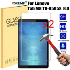 2Pcs Lenovo Tab 3 4 Plus M7 M8 Anti Explosion Tempered Glass Screen Protective picture