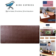 XL Desk Pad - Large  Leather Desk Mat (17 X 36) - Buttery Smooth Writing picture