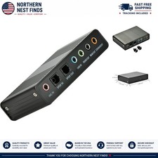 USB 2.0 5.1 Surround Sound Card with Optical Output for Windows PCs & Laptops picture
