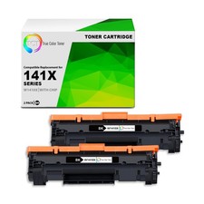 2Pk TCT Premium 141X W1410X Black HY for Compatible HP LaserJet M139w Toner picture