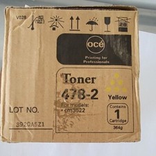 NIB Genuine OCE 478-2 Yellow Toner Cartridge CM3522 Printing for Professionals picture
