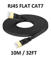 RJ45 FLAT CAT7 10M Ethernet Network Cable Cord Flat picture