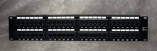 Monoprice 48-Port Cat6 Patch Panel 110 2U 19