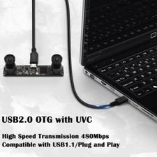 ELP 960P Synchronized Stereo 60fps Mini USB Webcam Camera Module with Dual lens picture