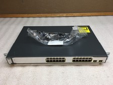 Cisco WS-C3750-24PS-S 24 Port 10/100 Ethernet Switch With Rack Ears picture