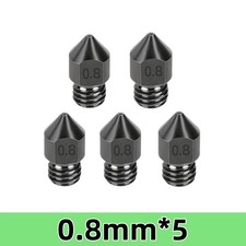 5pcs MK8 Hardened Steel Nozzle for Ender 3/Ender-3 Pro/Ender-3 S1 /CR-10 Series picture