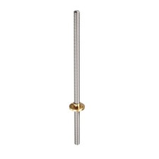 Fully Threaded Rod Stainless Steel Rod Bar Studs 200mm T8 Pitch 2mm Lead/Silver picture