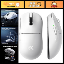 Lightweight Wireless Gaming Mouse 26K DPI, 8K Wired/Wireless, 130Hr Battery, Esp picture
