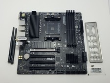 MSI PRO B550M-VC WIFI - Working, But CPU light & other issues - SEE DESC. & PICS picture