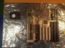 BCM SQ575 F02 Industrial Socket 7 Motherboard Pentium 133 CPU RAM ISA PCI Fan picture