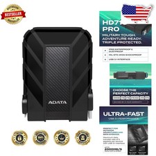 Adata HD710 Pro 2TB External HDD Military-Grade Waterproof Shockproof Durable... picture